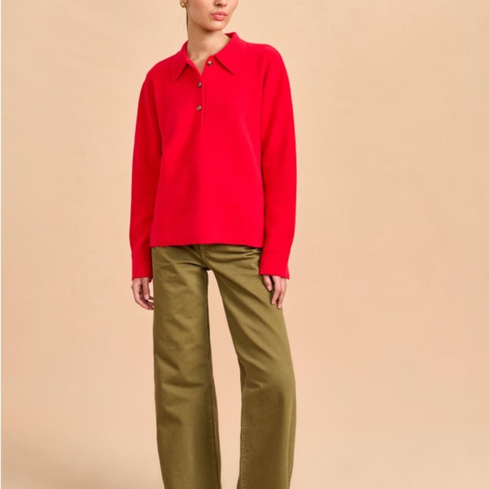 La Ligne | Jane Polo Sweater - Picture 2 of 8